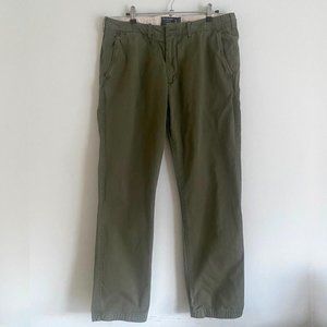 A&F cotton slim straight pants